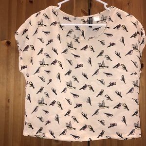 H&M bird shirt